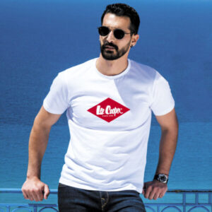 LEE COOPER T-SHIRT MAILLE-01 TS-LC HOMME NAT.