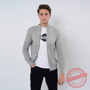 Lee Cooper Gilet Maille-04 Lch2317 Homme Nat.