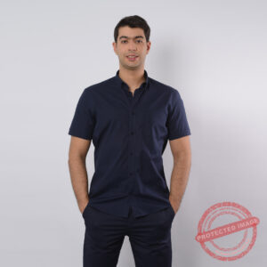 Lee Cooper Chemise Toile-03 Ch.Str-Cb-P MC Homme Nat.