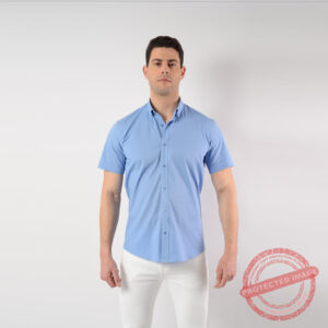 Lois Chemise Toile-09 Ch.Str-Cb-Sp MC Homme Nat.