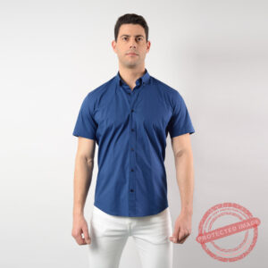 Lois Chemise Toile-12 Ch.Str-Cb-Sp MC Homme Nat.