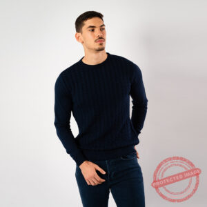 Lee Cooper Pull Maille-01 Lch2408 Homme Nat.