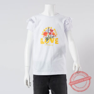Lee Cooper T-Shirt Maille-01 Love Fille Nat.