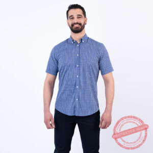 Lois Chemise Toile-84 Chem-Strai-Co MC Homme Nat.