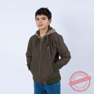 Lee Cooper Blouson Maille-01 Green Enf Nat Garçon.