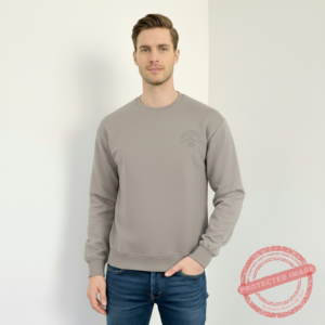 Lee Cooper Sweat Shirt Grège MAILLE-02 BONDI Homme