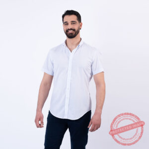 Lee Cooper Chemise Toile-80 Chem-Strai-Co MC Homme Nat.