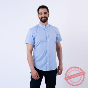Lee Cooper Chemise Toile-82 Chem-Strai-Co MC Homme Nat.