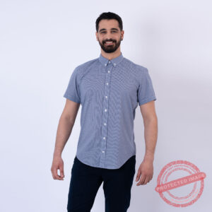 Lee Cooper Chemise Toile-83 Chem-Strai-Co MC Homme Nat.
