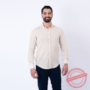 Lee Cooper Chemise Toile-92 Chem-Strai-Co ML Homme Nat.