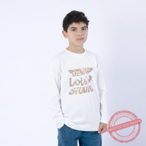 Lois Pull Maille-01 Gold Enf Nat Garçon.