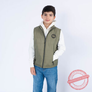 Paterson Doudoune Toile-12 Arty Nat Garçon.