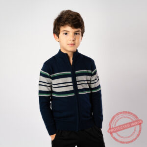 PATERSON GILET MAILLE-07 PAT2438 ENF NAT.