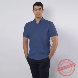 Lee Cooper Chemise Toile-05 Ch.Str-Cb-P MC Homme Nat.